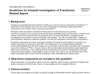 Guidelines for Hospital Investigation of Transfusion Related Sepsis thumbnail