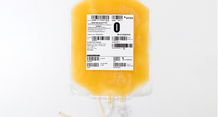 a bag of platelets