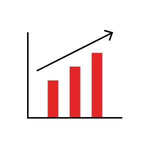 icon of a bar graph