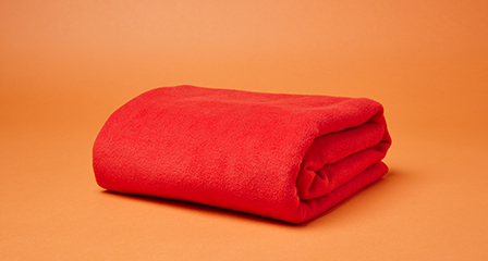 a red blanket