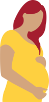 illustration of a pregnant woman