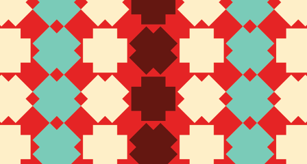Multi coloured pattern