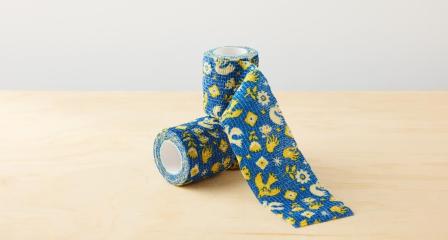 roll of bandage_blue