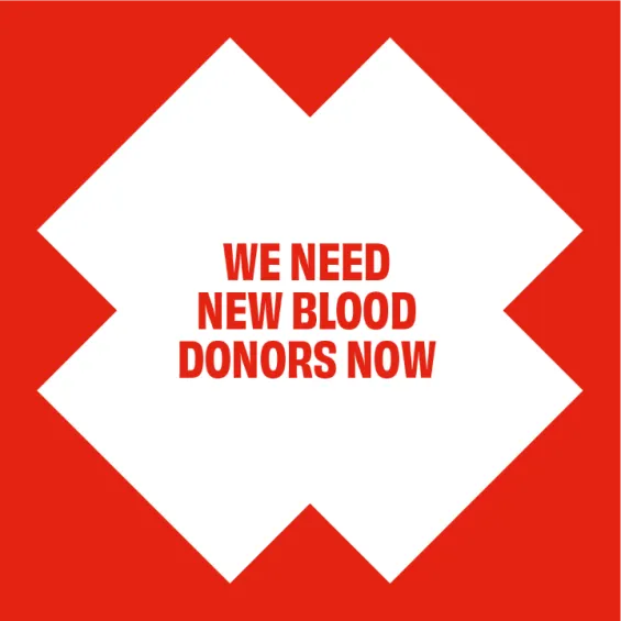 we need new blood donors now