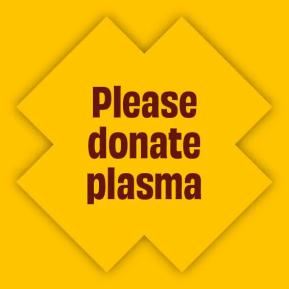 please donate plasma