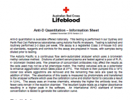 Anti-D Quantitation Testing Information Sheet