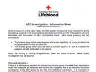 ABO Investigations Testing Information Sheet