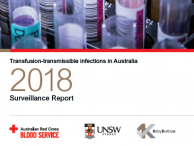 Transfusion-transmissible infections in Australia 2018 Surveillance Report