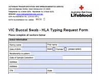 VIC International Request Form - Buccal Collections