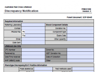 Discrepancy Notification