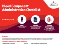 Blood Component Administration Checklist