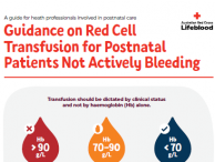 Guidance on Red Cell Transfusion for Postnatal Patients Not Actively Bleeding