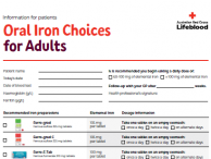 Oral iron choices for adults