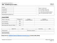 image of PDHM metro shipper order form