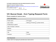 VIC International Request Form Buccal Collections thumbnail