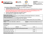 Neutrophil Investigation Request