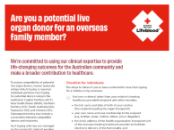 Image of organ donor testing guide