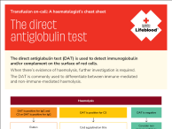 Image of The direct antiglobulin test information sheet