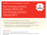 image of NIPA and NIPT information sheet