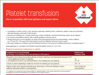 Platelet transfusion thumbnail image