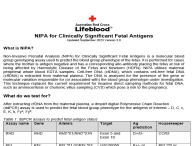 NIPA for Clinically Significant Fetal Blood Group Antigens thumbnail