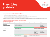 Prescribing Platelets