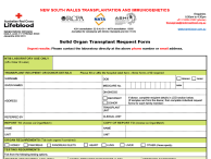 New South Wales (NSW) Solid Organ Transplant Request Form thumbnail
