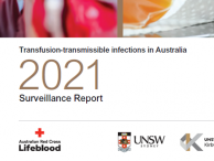 Transfusion-transmissible infections in Australia 2021 Surveillance report