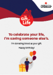 gift of life card for a birthday