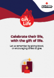 gift of life card in memory