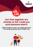 gift of life card couple invitation