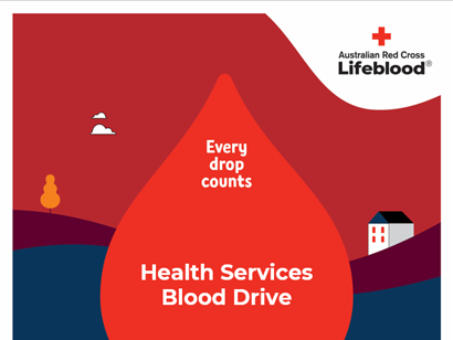 Health Services Blood Drive A4 poster EB