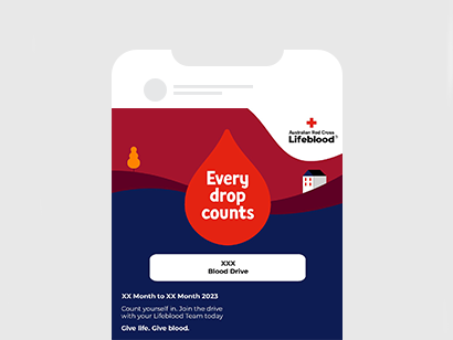Bleed4Blue Blood Drive Social Tile Thumbnail