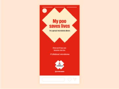 social story for microbiome donors saying my poo saves lives
