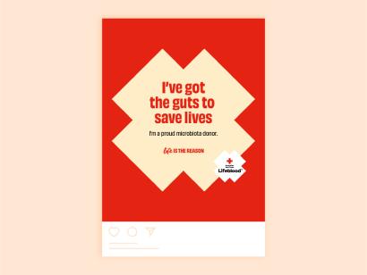Social tile I've got the guts to save lives