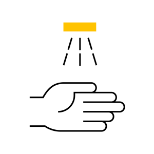 Icon of washing hands