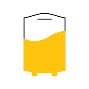 a yellow blood bag
