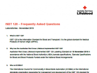 ISBT 128 Frequently asked questions